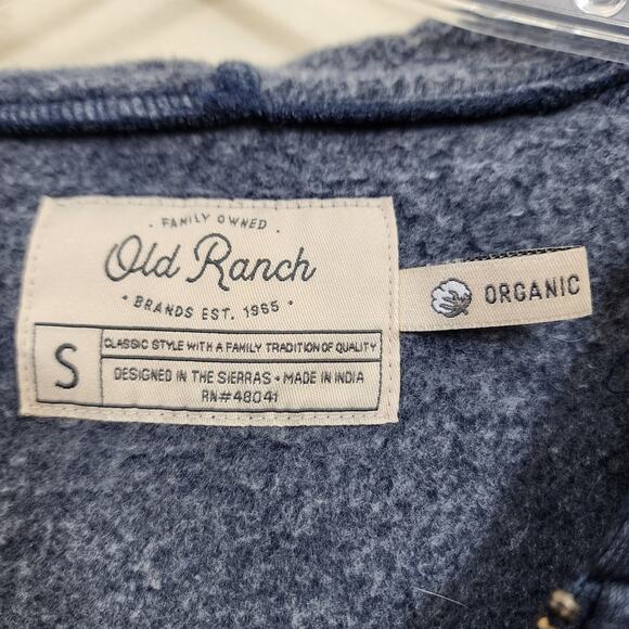Old Ranch organic full zip front hooded sweatshirt jacket woman's size small - Picture 4 of 8